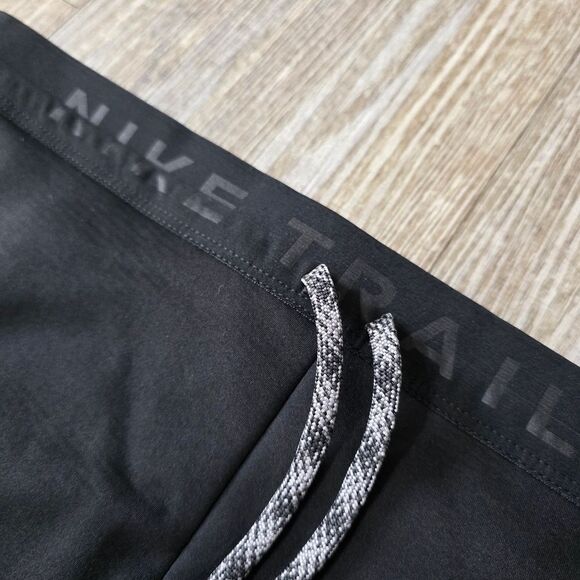 Nike Trail Lunar Ray Winterized Running Tights Pants Black White Men's Medium M - Picture 4 of 14